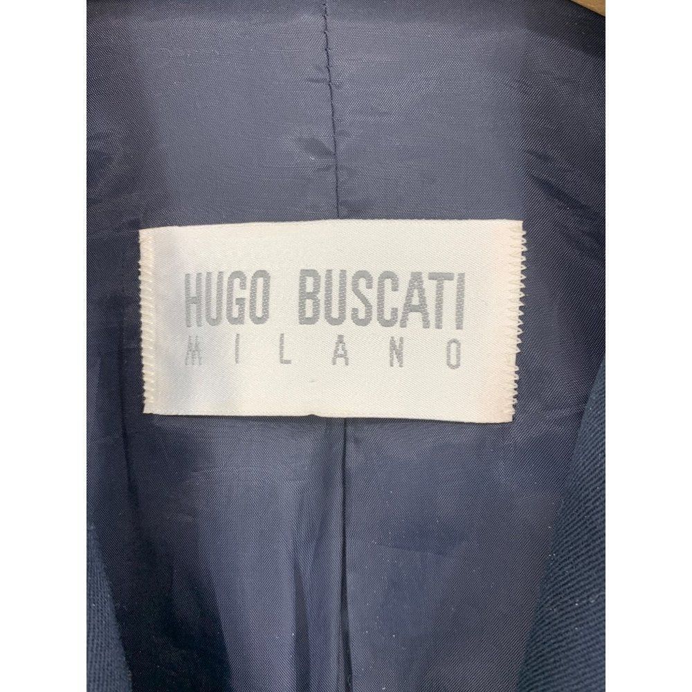 Vintage Hugo Buscati Wool Nautical Jacket Blazer Longline Women Size 12 L 2408 - Picture 2 of 16